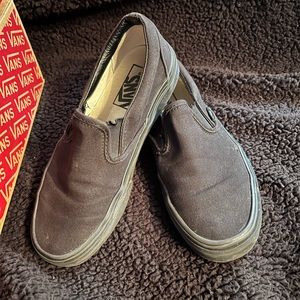 black slip on vans